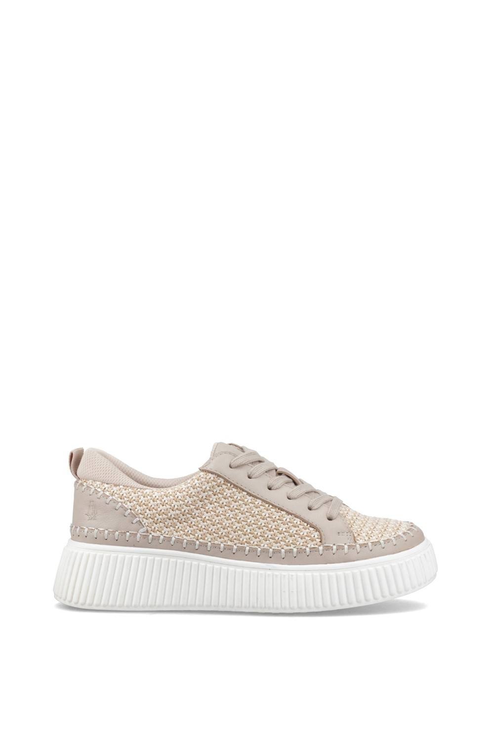 Hush Puppies Haisley Woven Textile Women's Taupe Standard Trainers - image 5