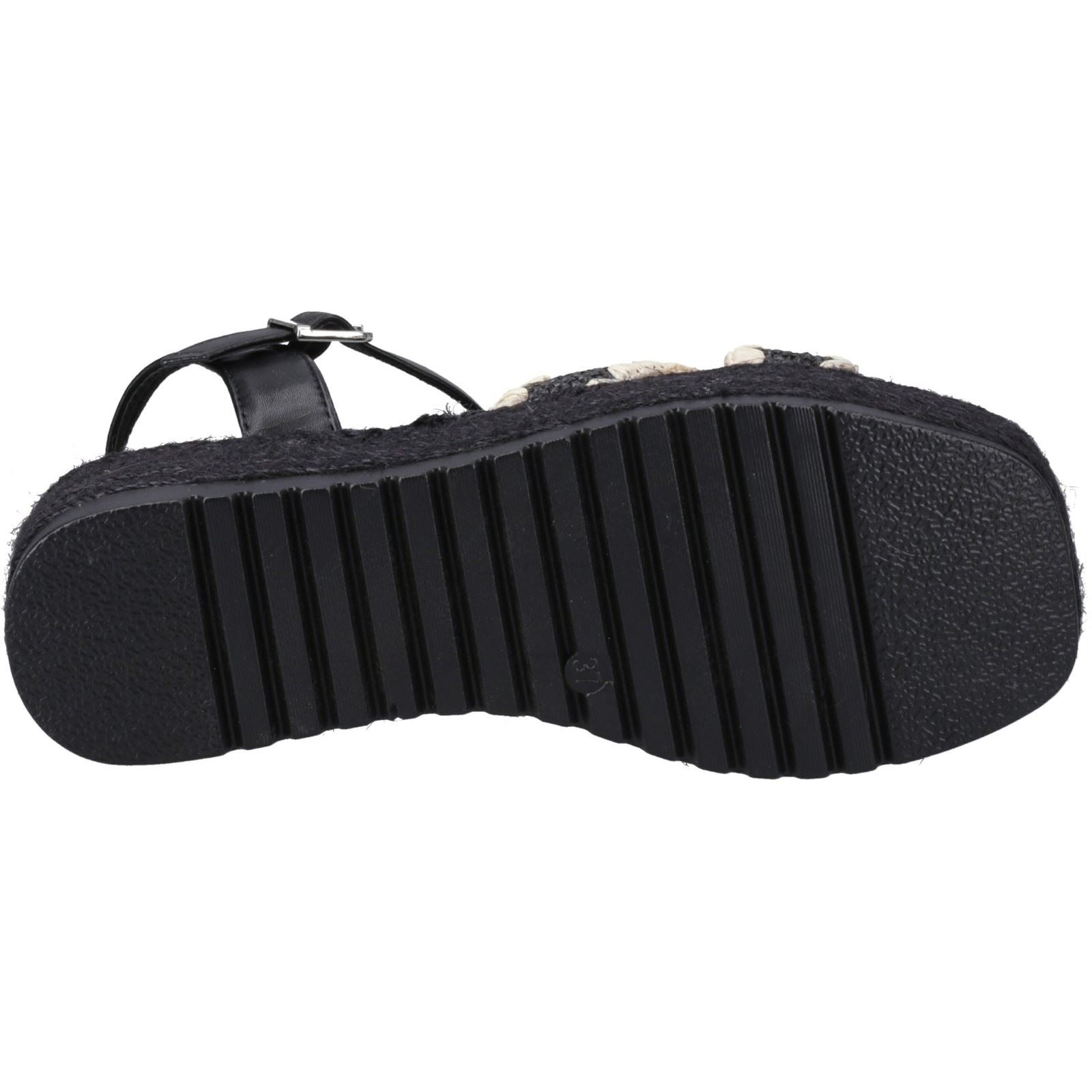 Hush Puppies Jemma Espadrille Polyurethane Women's Black Sandals - image 3