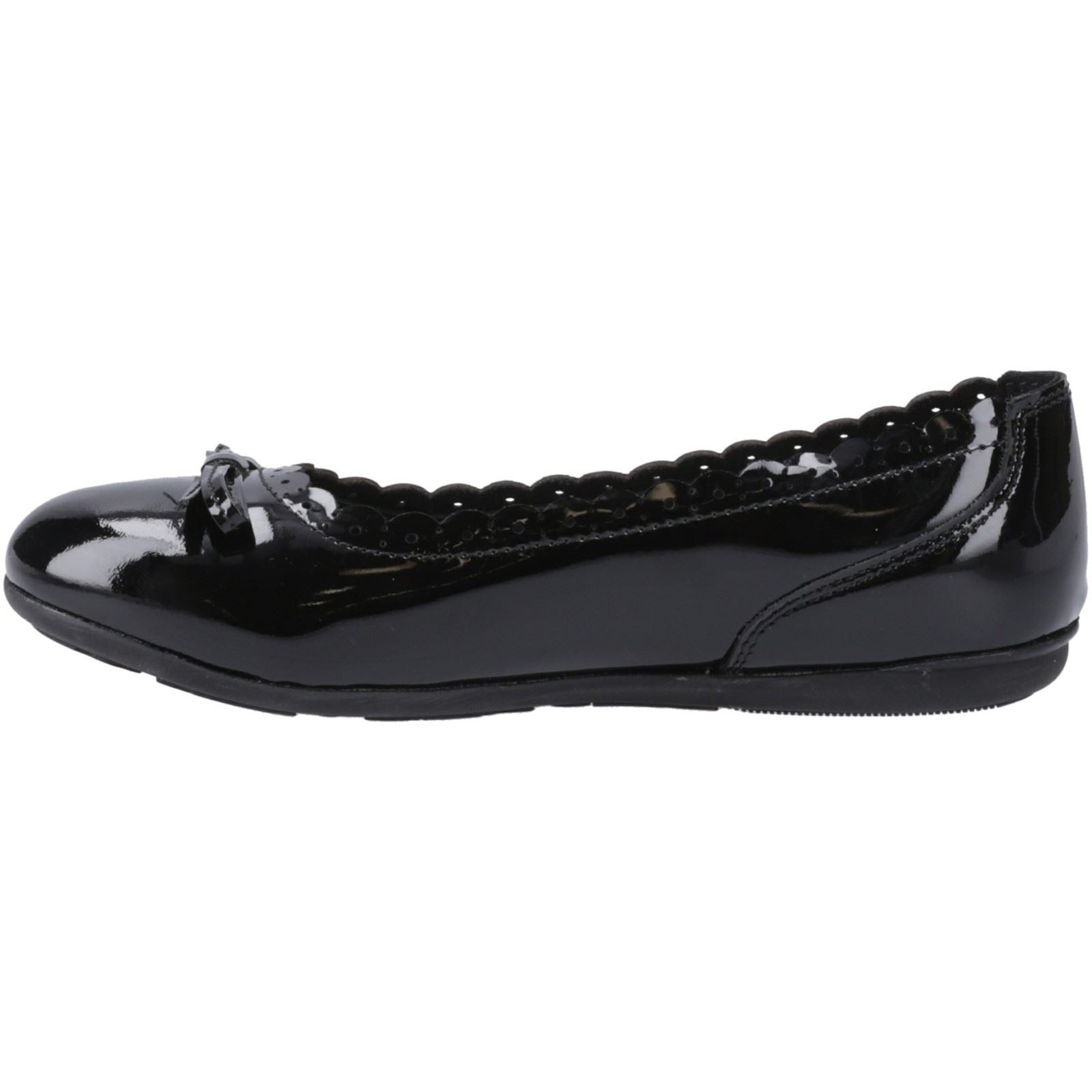 Hush Puppies Lillie Ballerina Patent Leather Junior Black Ballet Flats - image 4