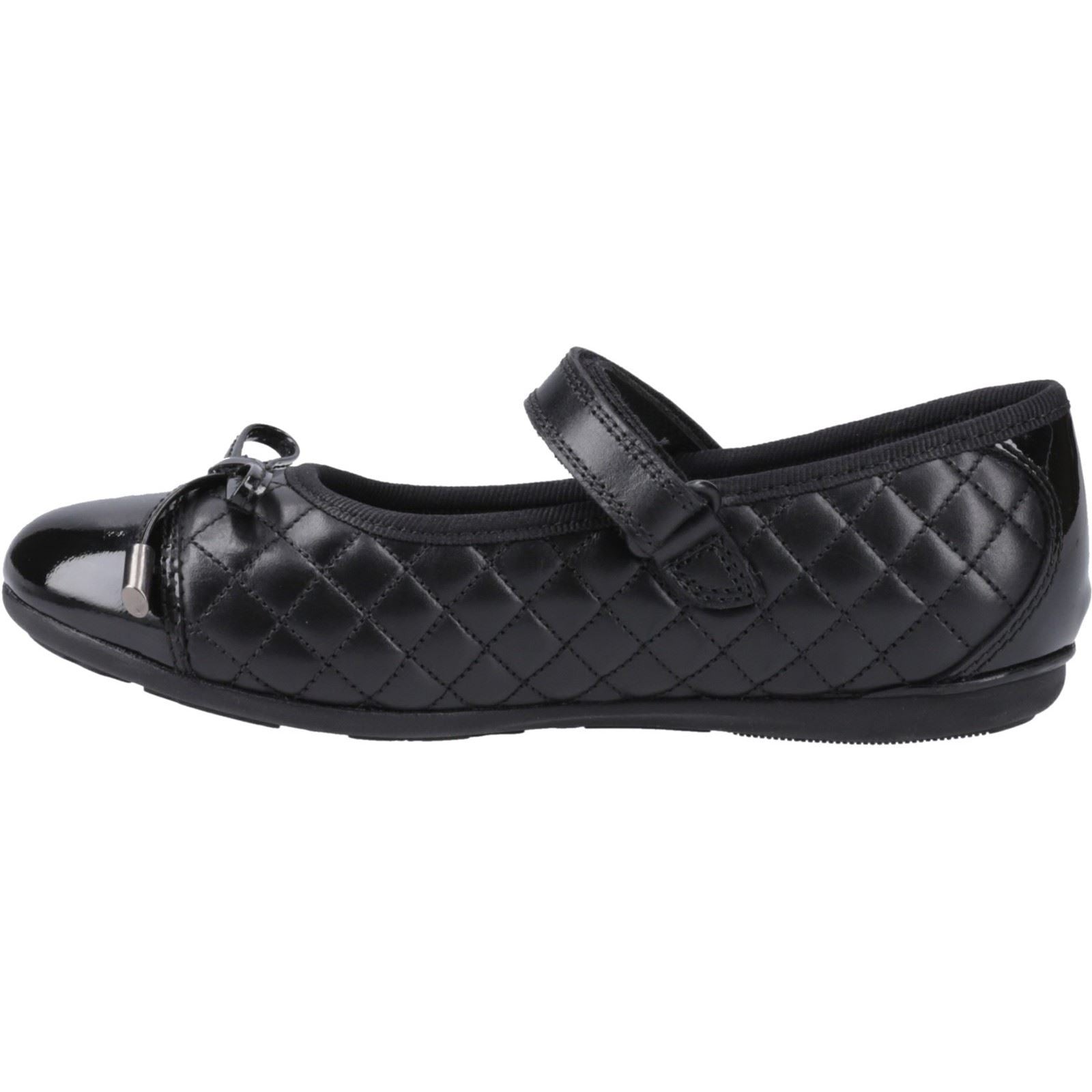 Hush Puppies Lottie Leather Youth Black Ballet Flats - image 4