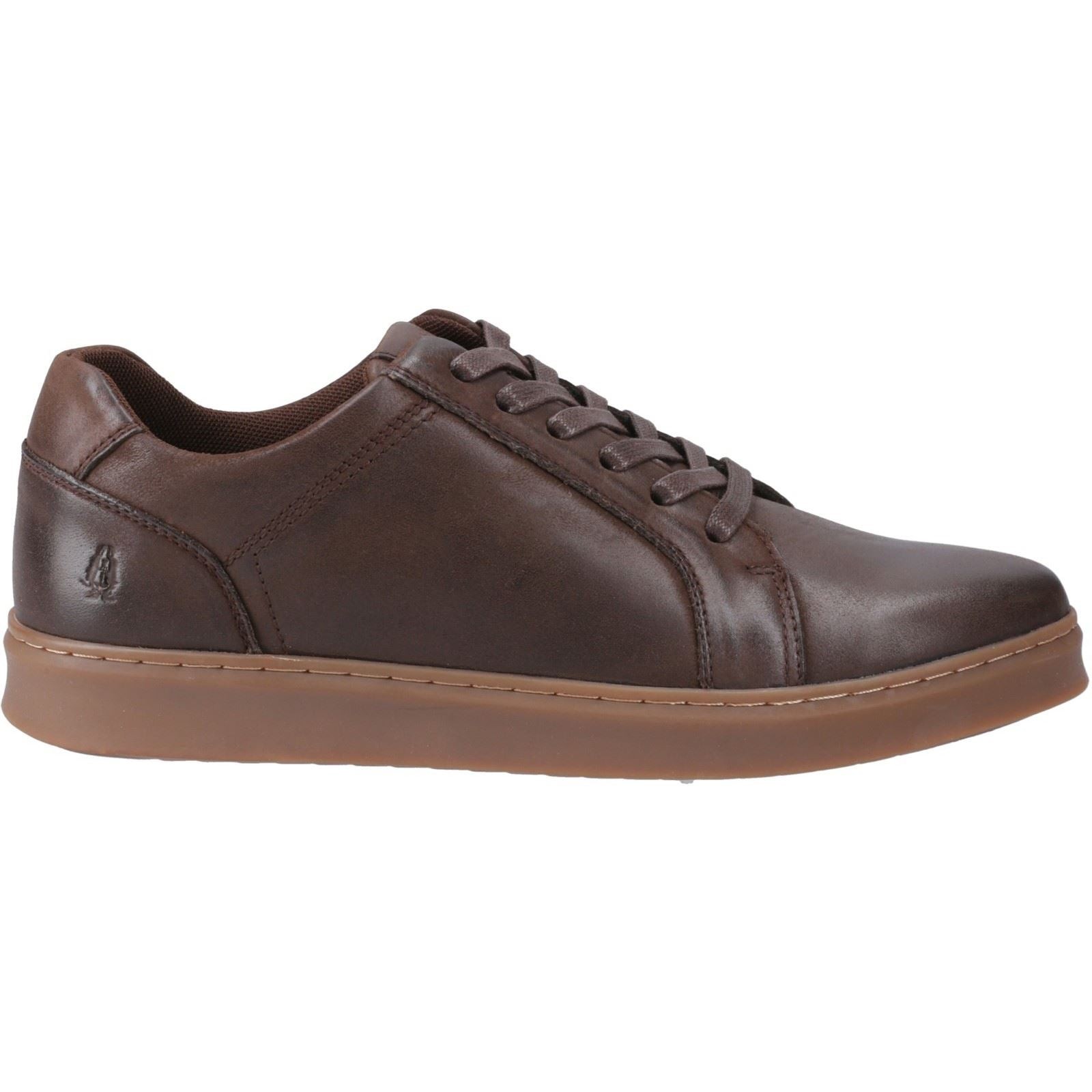 Hush Puppies Madden Leather Men's Coffee Trainers - image 5