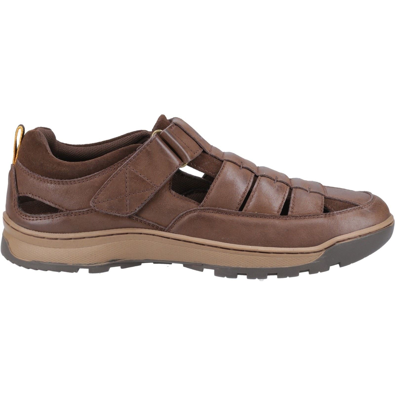 Hush Puppies Rucker Leather Men's Brown Sandals - image 5