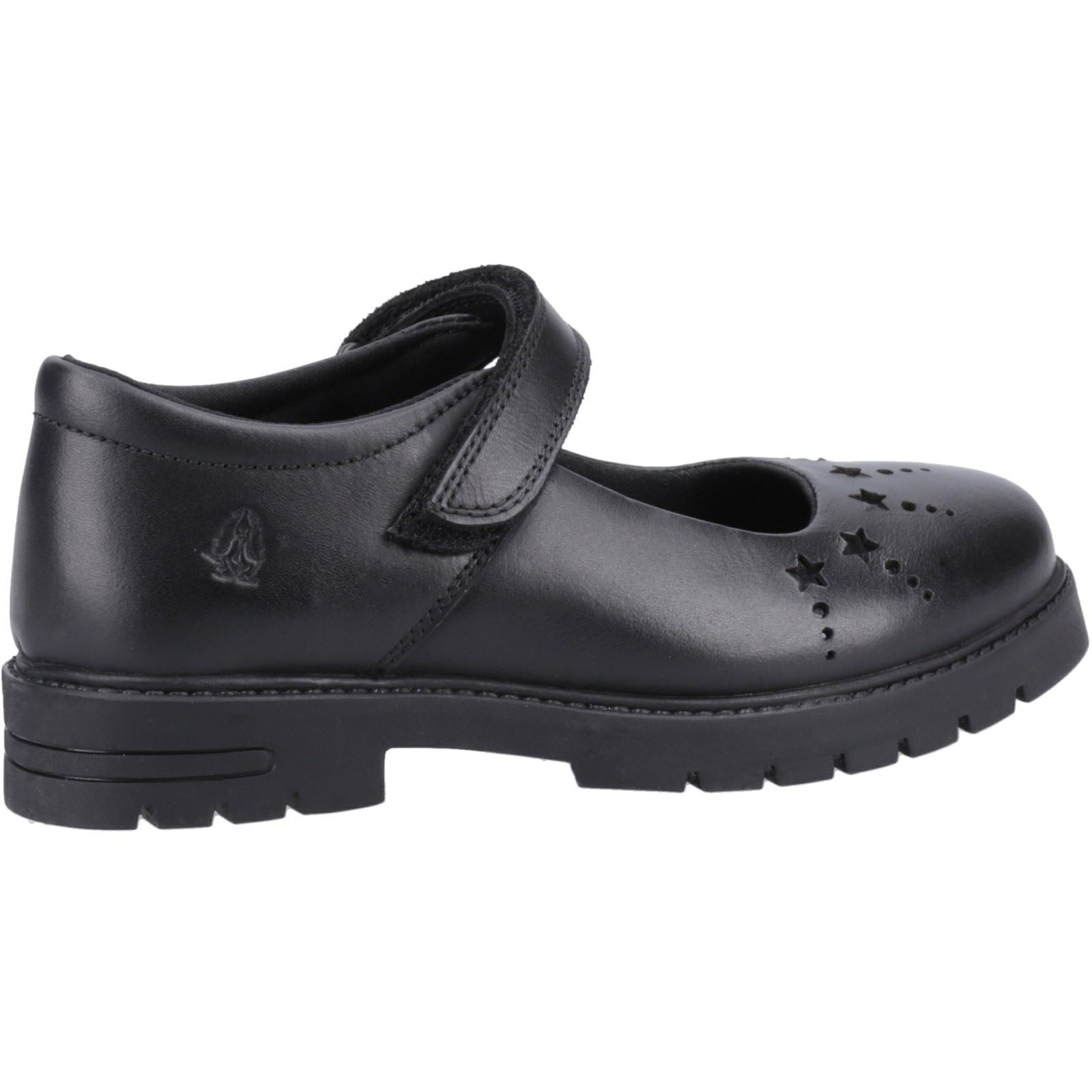 Hush Puppies Sabrina Leather Youth Black Shoes - image 2