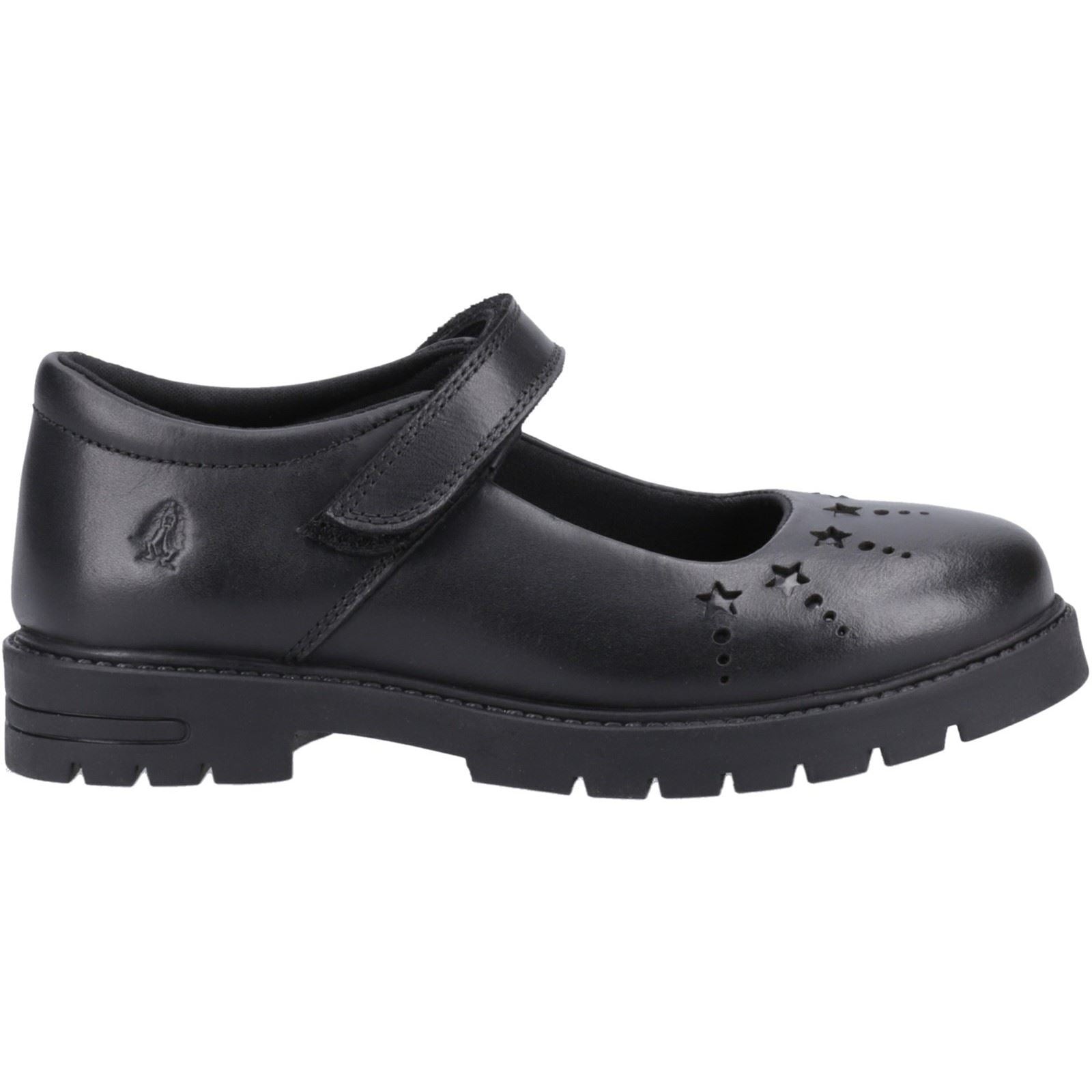 Hush Puppies Sabrina Leather Youth Black Shoes - image 5