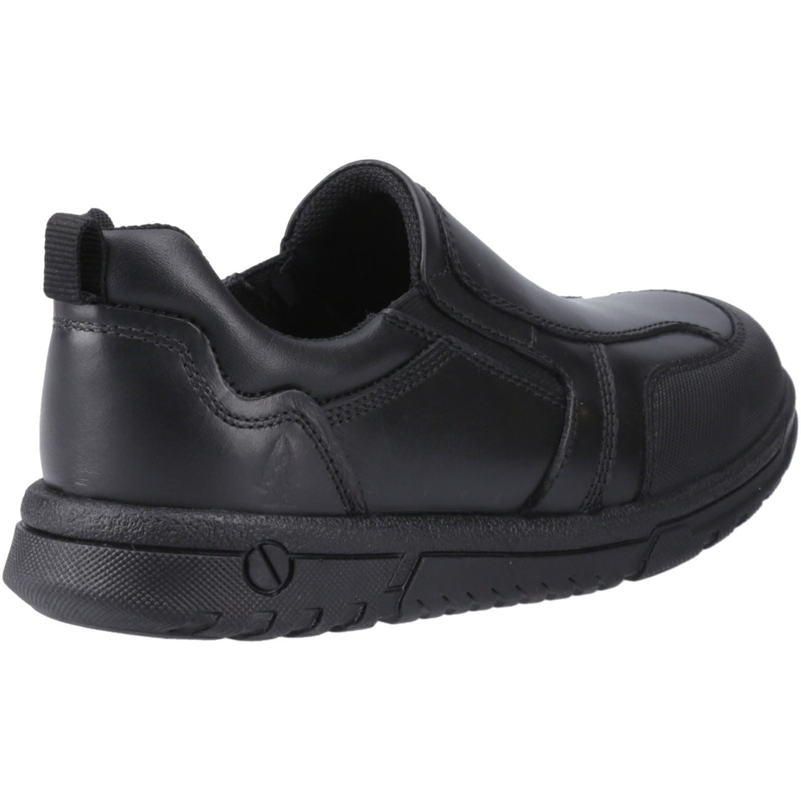 Hush Puppies Sergio Leather Junior Black Loafers - image 2
