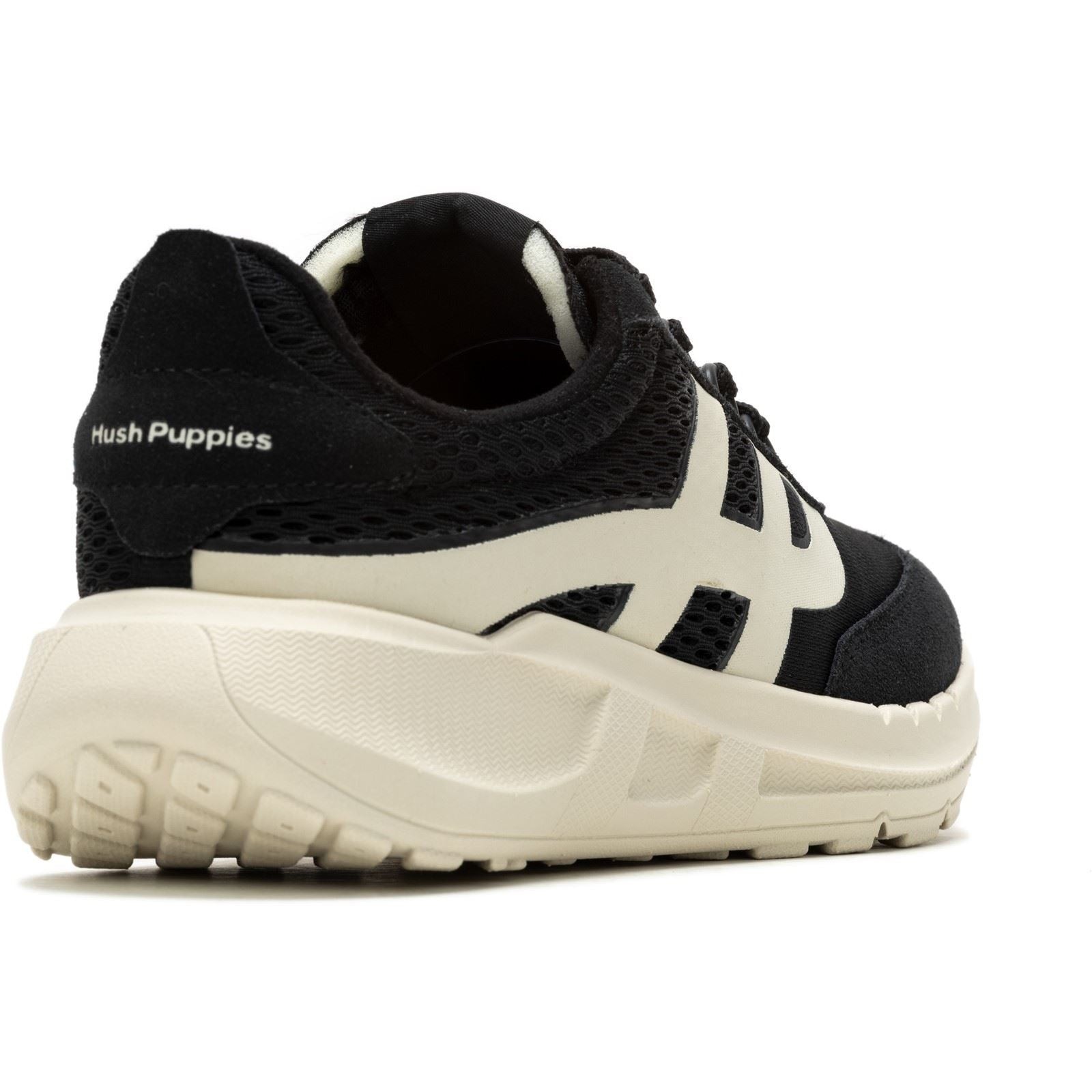 Hush Puppies Seventy8 Retro Runner Suede Women's Black Trainers - image 2