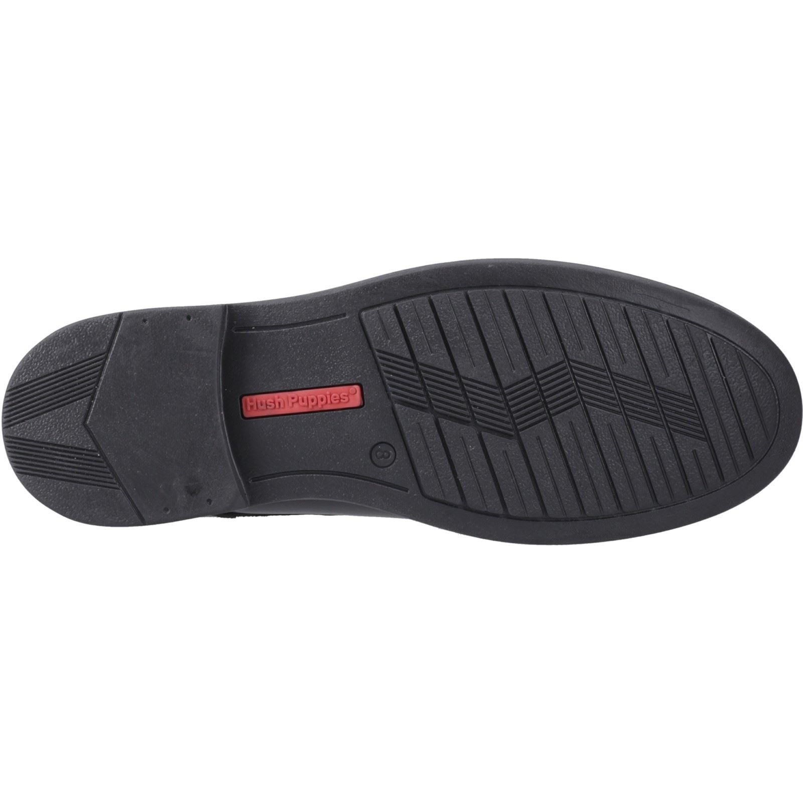 Hush Puppies Tim Monk Leather Youth Black Shoes - image 3