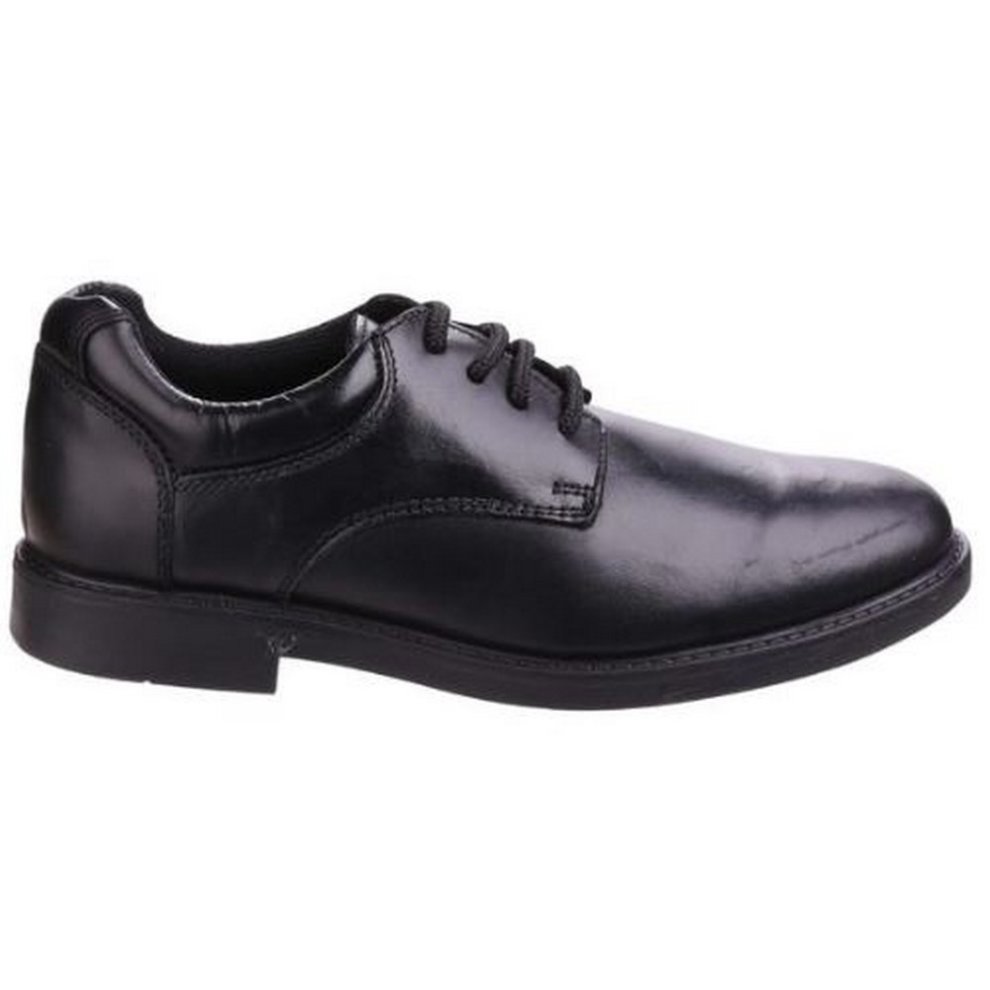 Hush Puppies Tim Youth Boys Black Leather Shoes - image 3
