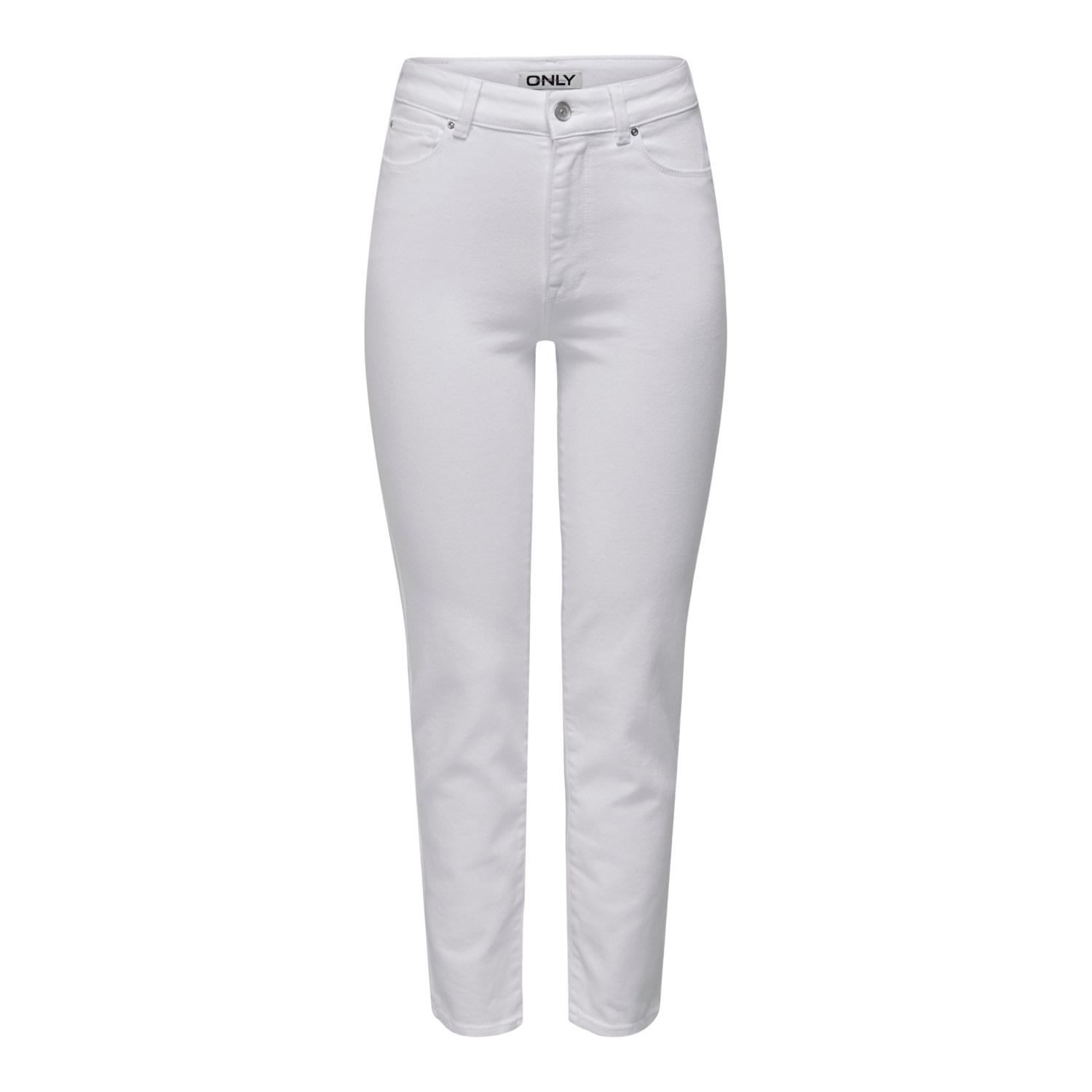 Only ONLY Emily High Waist Straight Jean in White