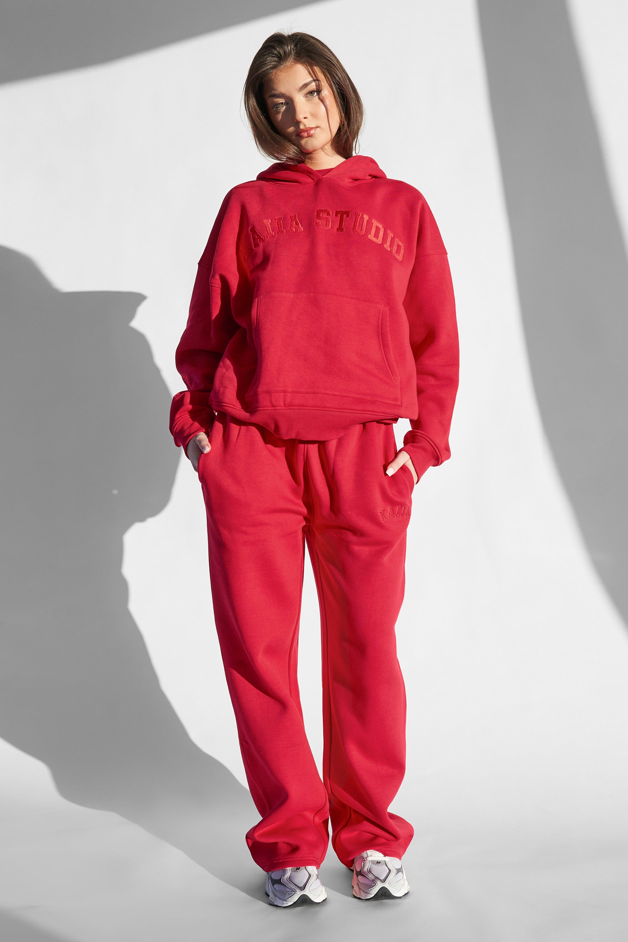 Kaiia Studio Oversized Hoodie Red - image 3