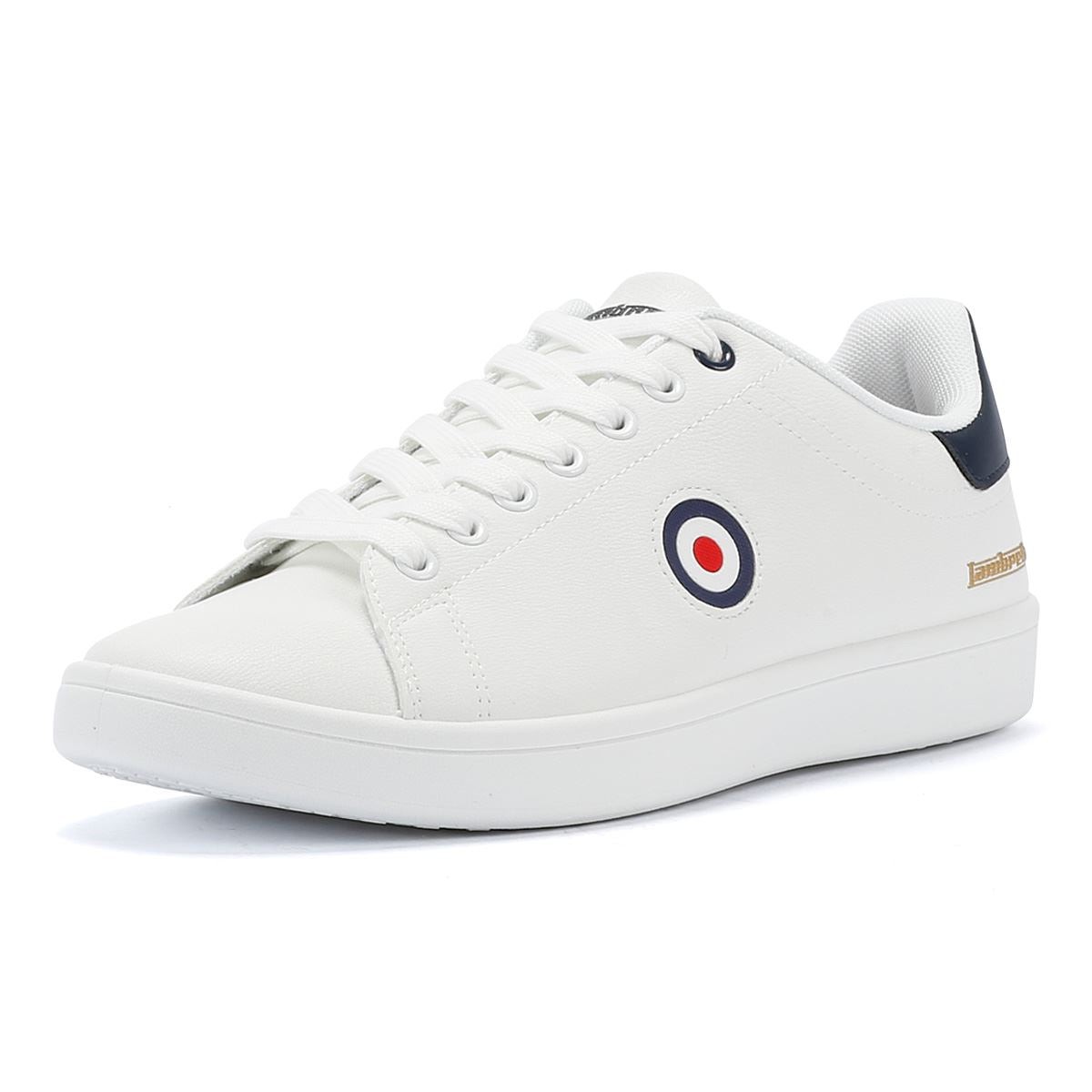 Lambretta Pinball 2 Men's White Trainers - image 3