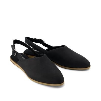 TOMS TOMS Womens Jade Slingback Mules Black Leather, 4
