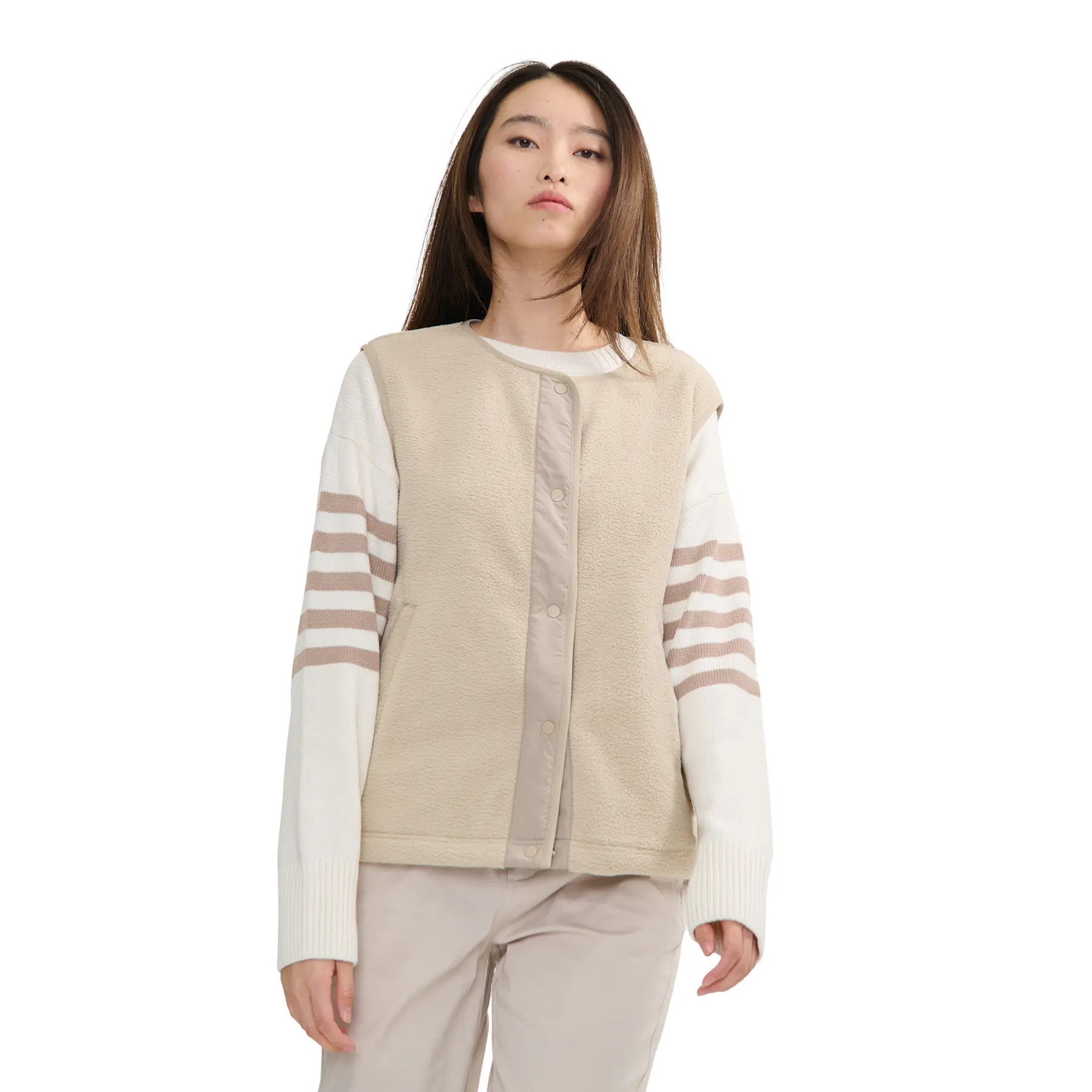 Aigle Gilet in Sherpa Leggero Donna Aigle