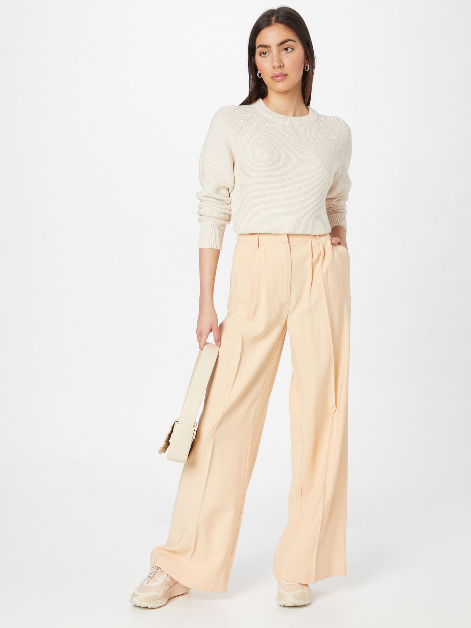 Lilly Mozart Crew Neck Jumper Oatmeal Melange - image 4