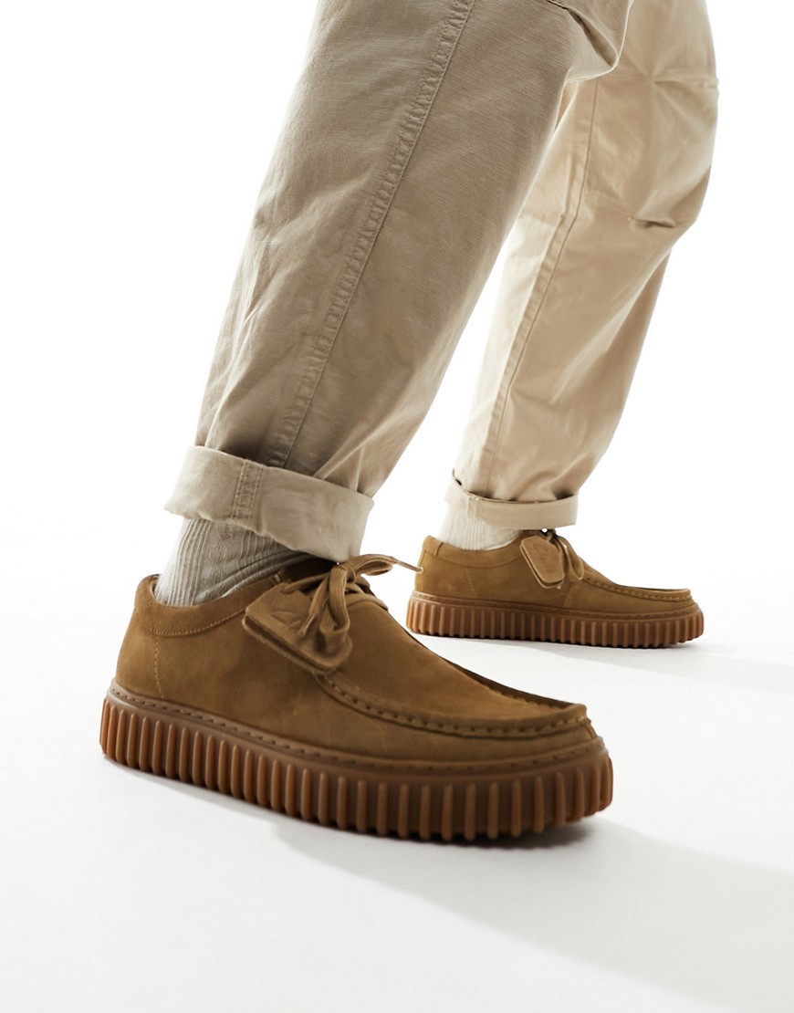 Clarks Clarks, Laced Shoes, Male, Beige, 6 UK, Torhill Lo