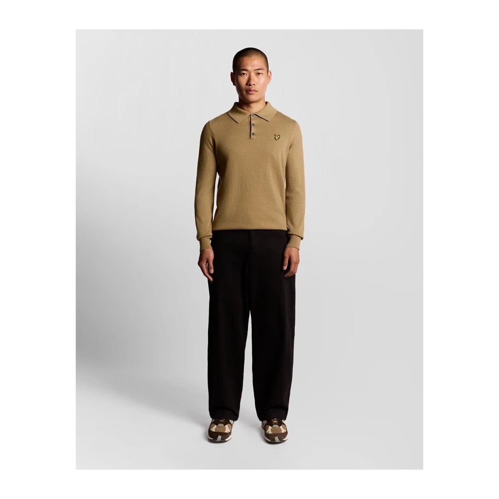 Long-sleeved merino cotton polo Lyle & Scott - image 4