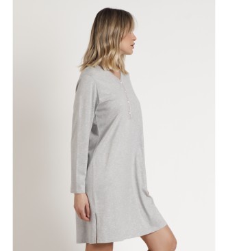 Long-sleeved nightdress for women Admas Classic Hearts - image 3