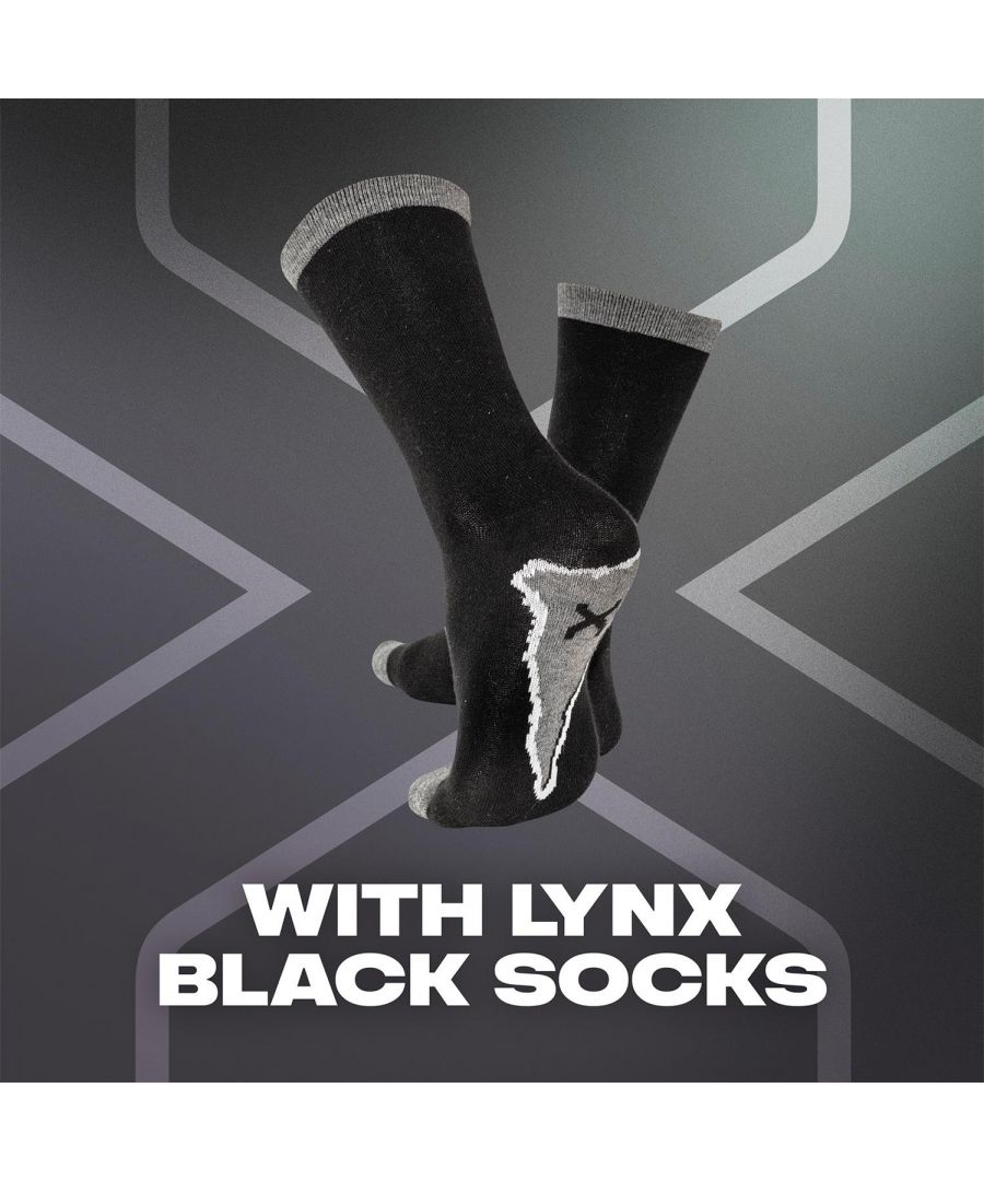 Lynx Black Duo & Socks Gift Set - Black - image 2