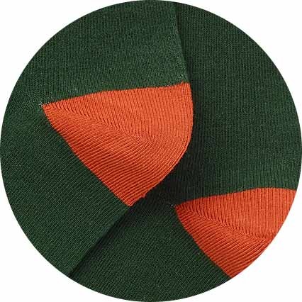 Men's Khaki Cotton Blend Pack of Three Socks - Size: 9-12 - Savile Row Company - image 2