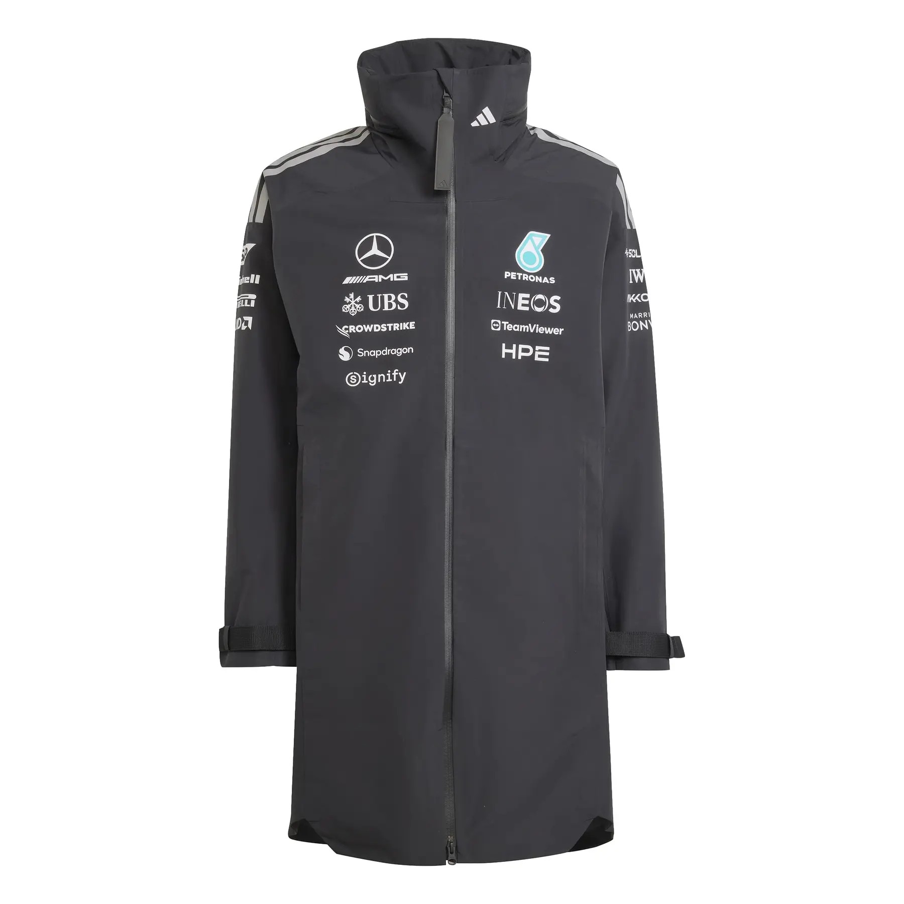 Adidas Mercedes AMG Waterproof Parka Petronas Formula One Team Engineers