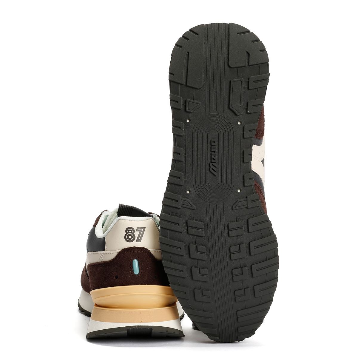 Mizuno RB87 Suede Black Sand/Summer Sand/Mole Trainers - image 4