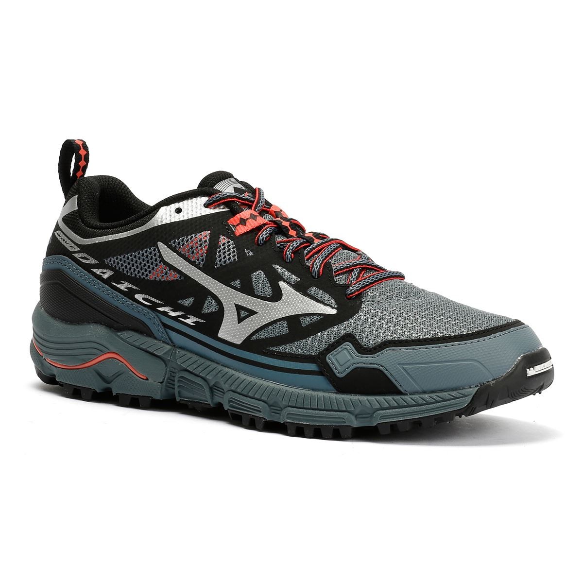 Mizuno Wave Daichi LS Stormy Weather/Silver Trainers - image 2