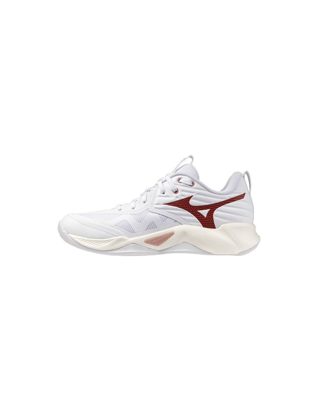 Mizuno Wave Momentum Pro Womens | White/rose Elegance/lava Falls - White / 5.5 / Standard - image 2