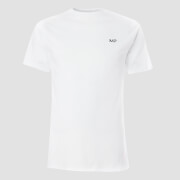 White classic men's T-shirt set by MP, featuring a simple design with a small logo on the chest, made from soft cotton material, available in XXXL size.