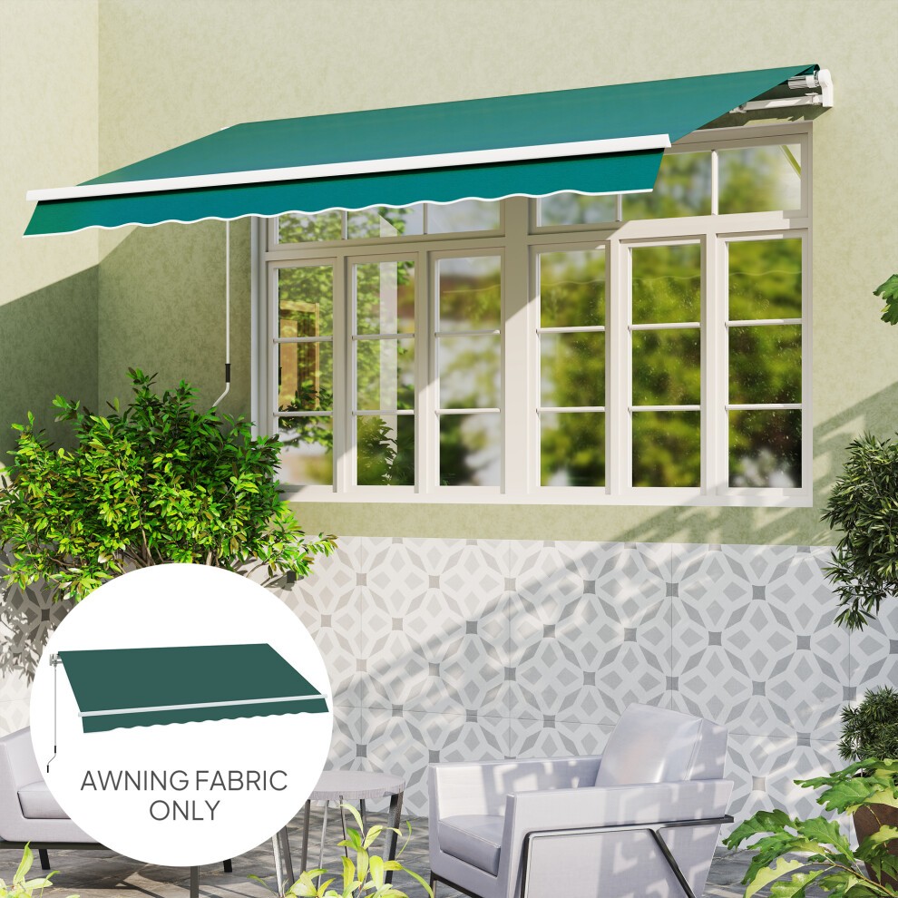 Outsunny Green Awning Replacement Canopy 3 x 2.5 m - image 5