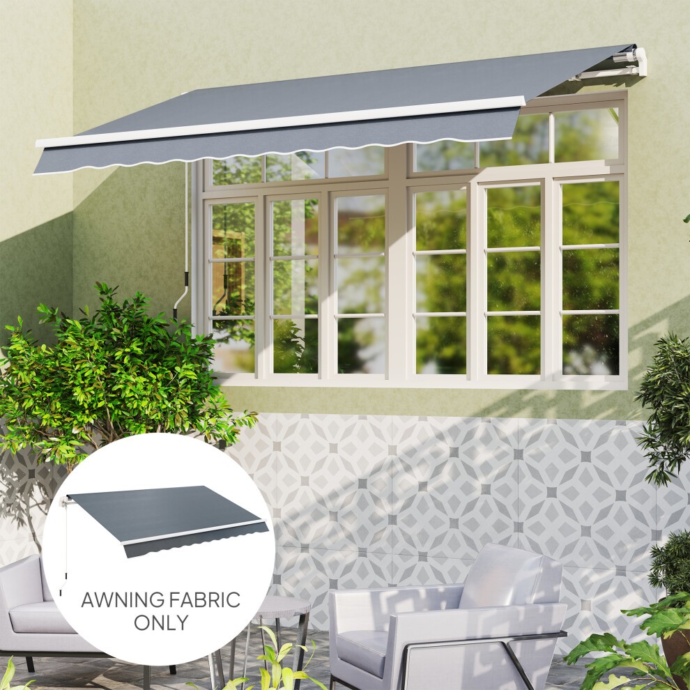 Outsunny Grey Awning Replacement Canopy 3 x 2.5 m - image 5