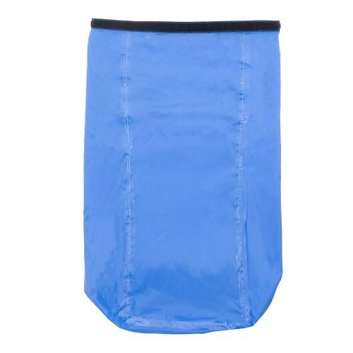 Blue Oxford Atlas T-20/B-20 dry bag, made of durable material, features a roll-top closure, and has a capacity of 20 liters, ideal for keeping contents dry.
