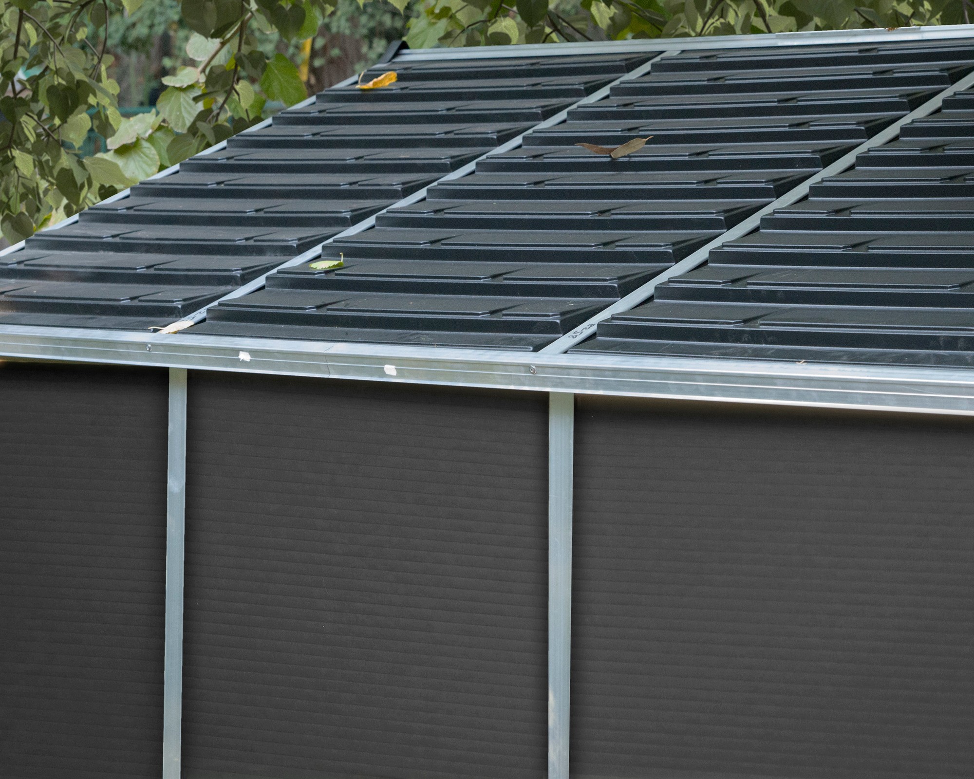 Palram Canopia Rubicon Dark Grey Garden Shed 8 x 20ft - image 2