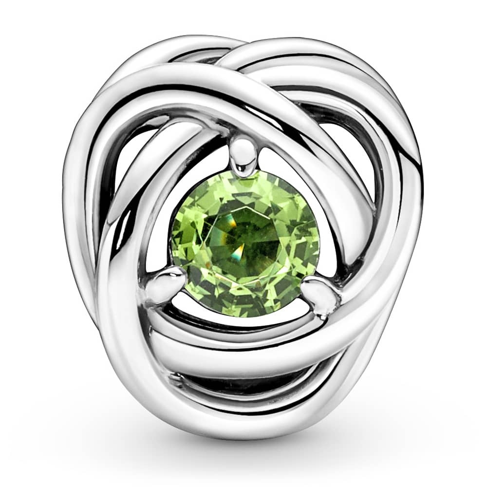 Pandora August Birthstone Eternity Circle Charm - image 2