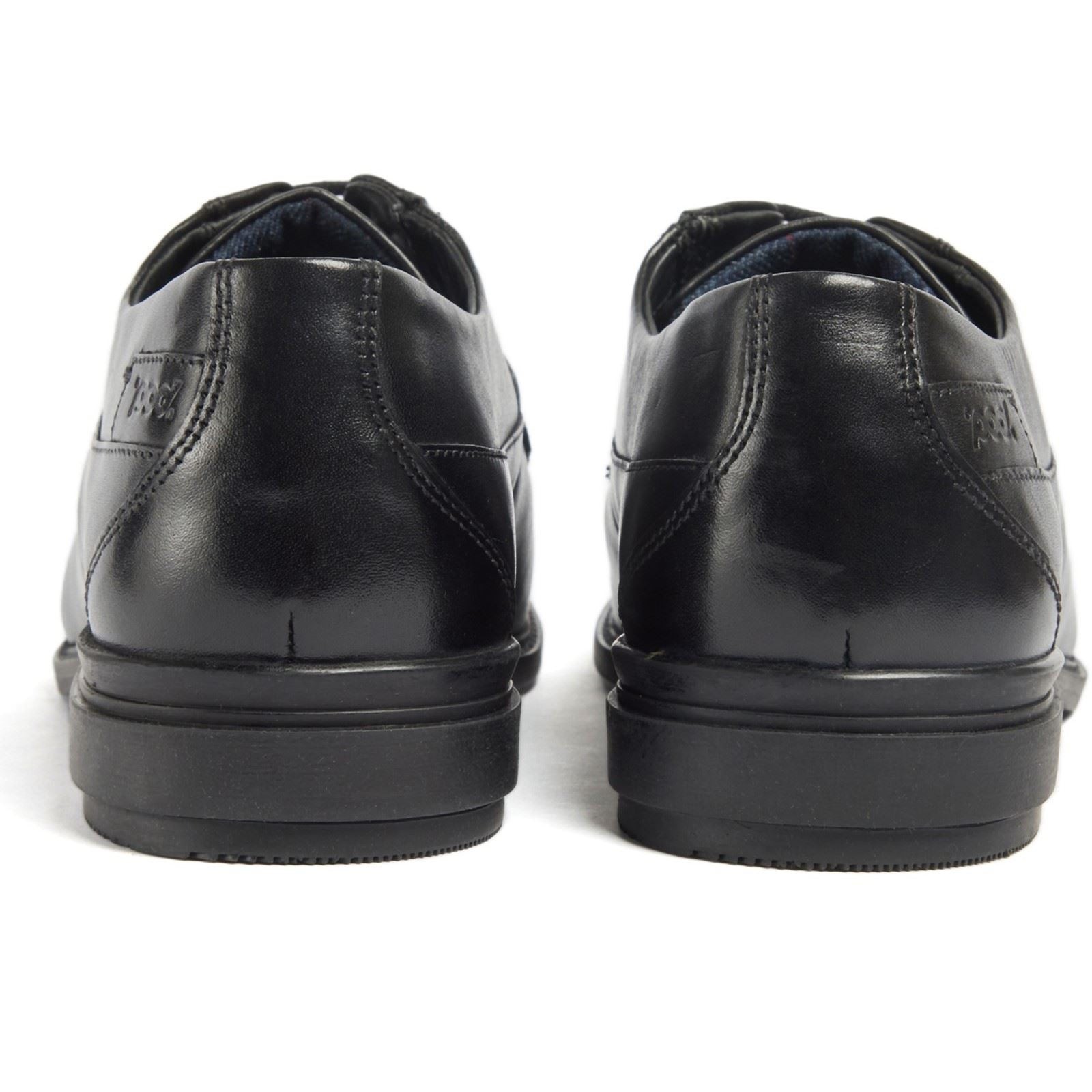 Pod Smyth Leather Men's Black Lace-Up Shoes - image 2