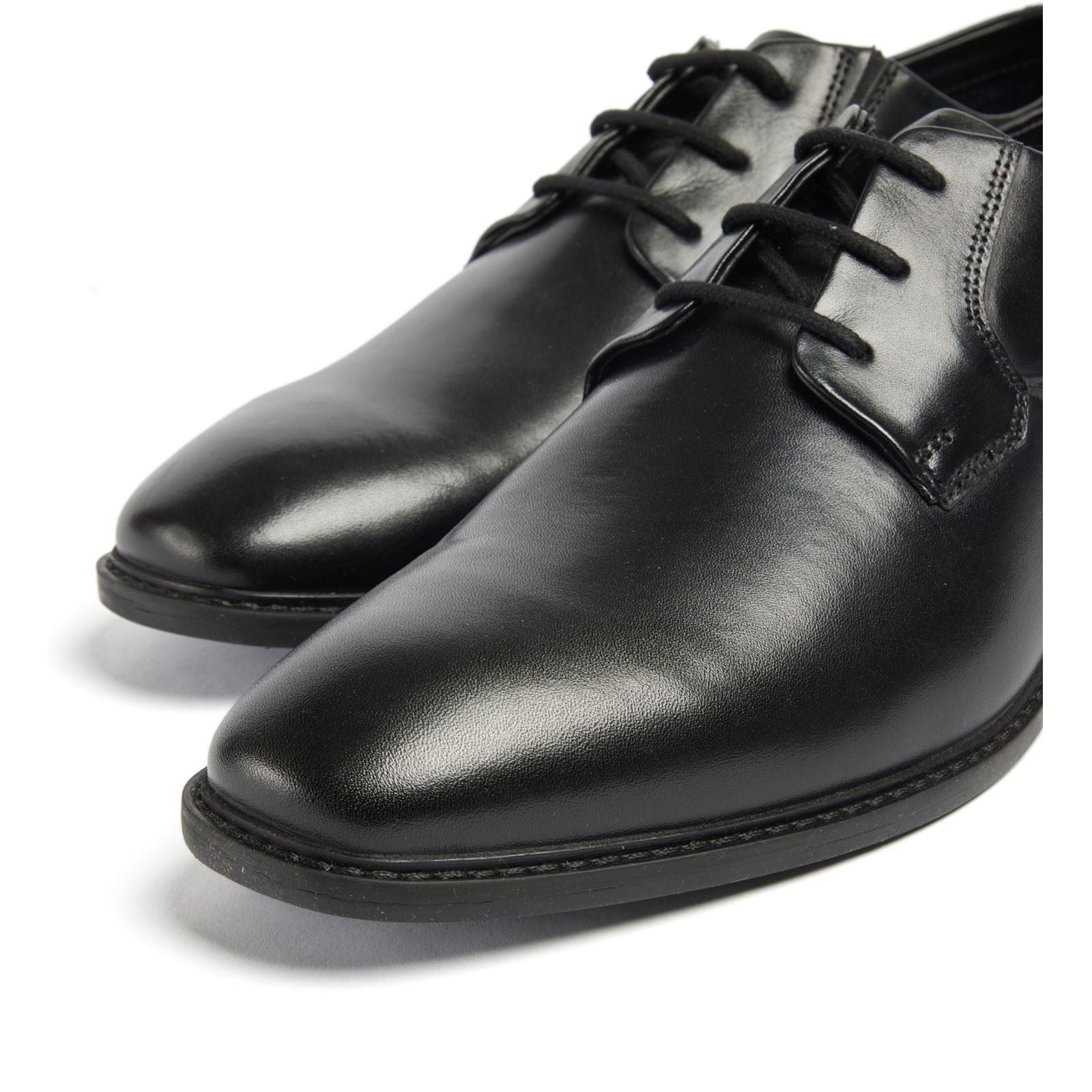 Pod Smyth Leather Men's Black Lace-Up Shoes - image 5