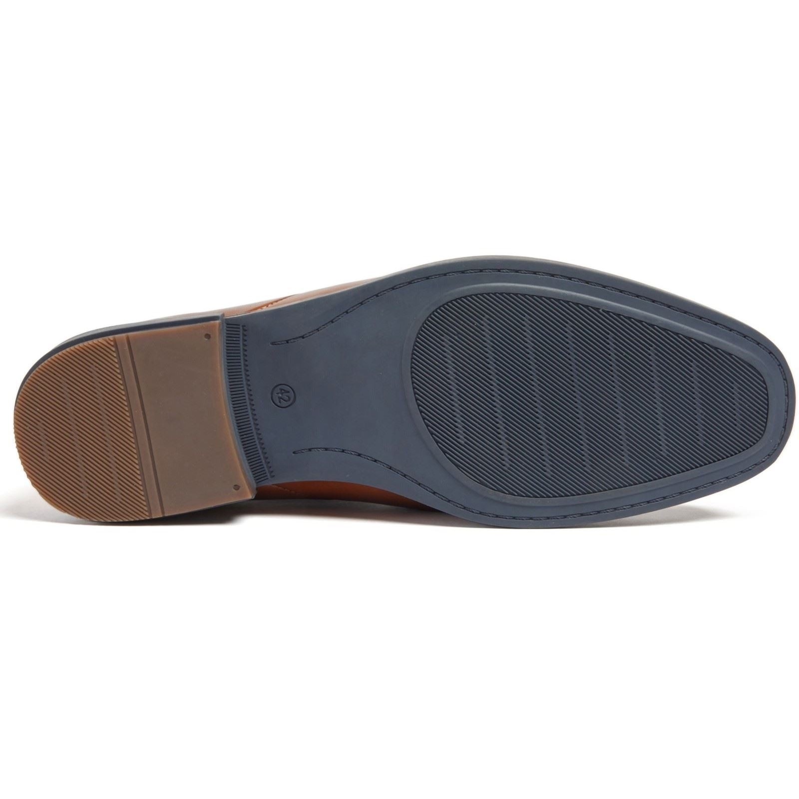 Pod Smyth Leather Men's Cognac Lace-Up Shoes - image 3