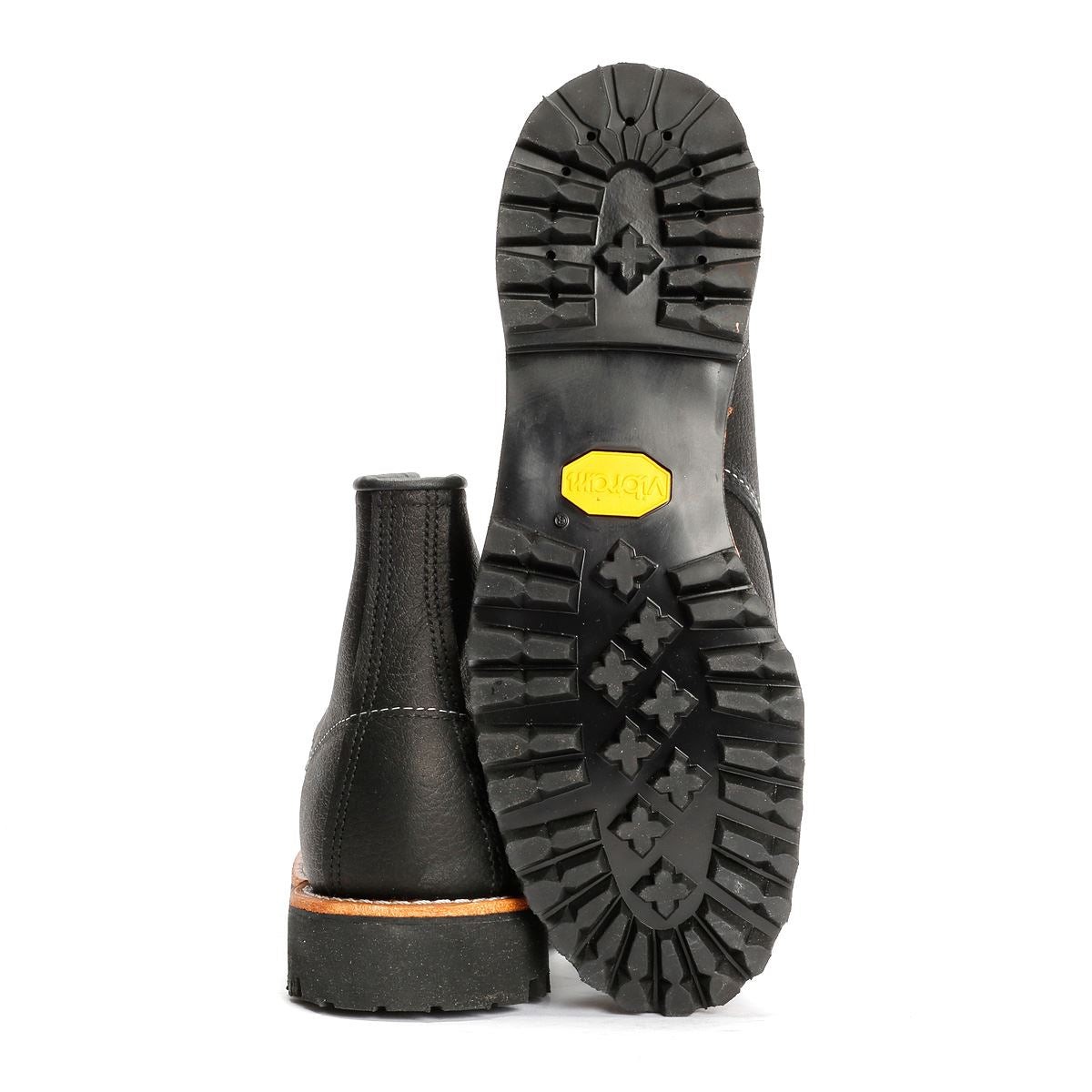 Red Wing 2949 Roughneck 6" Moc Toe Work Leather Men's Black Boots - image 4