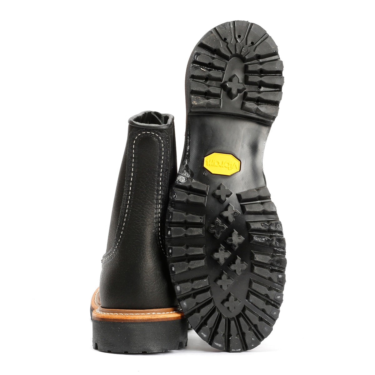 Red Wing 4501 8-Inch Logger Oil Leather Men's Black Boots - image 4