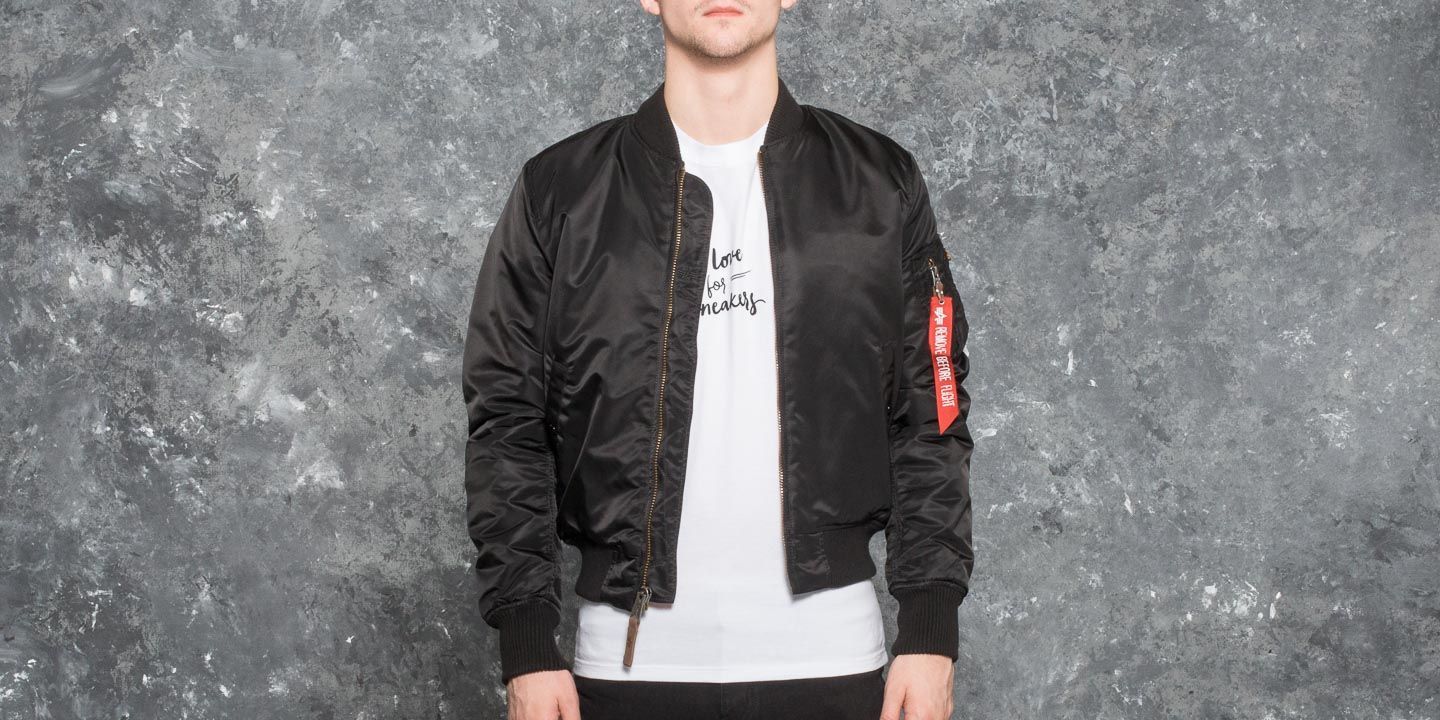 alpha industries Alpha Industries, Bomber Jackets, Male, Black, S, Bomber Jackets