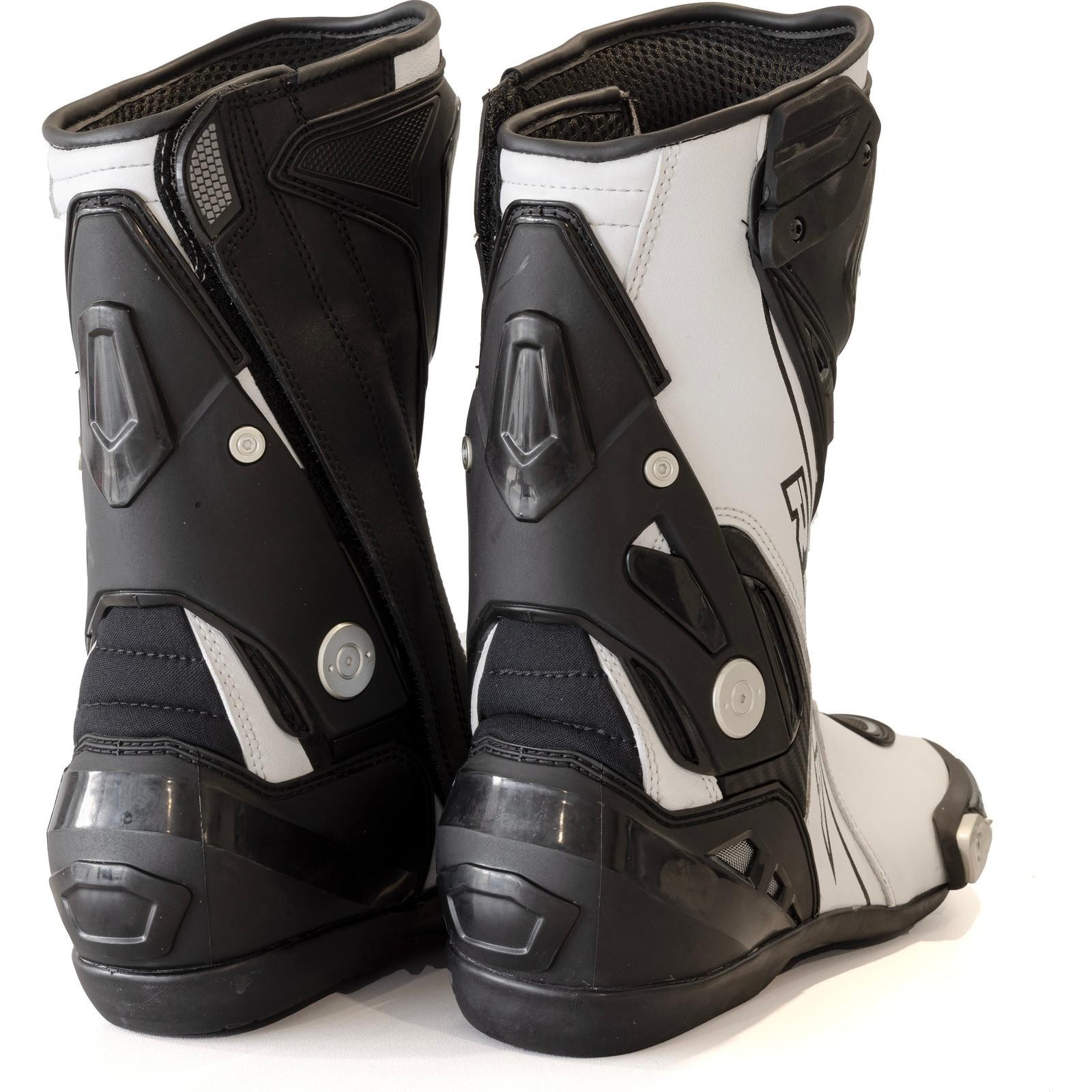 Richa Blade Waterproof Motorcycle Boots 45 Black White (UK 11) - image 2