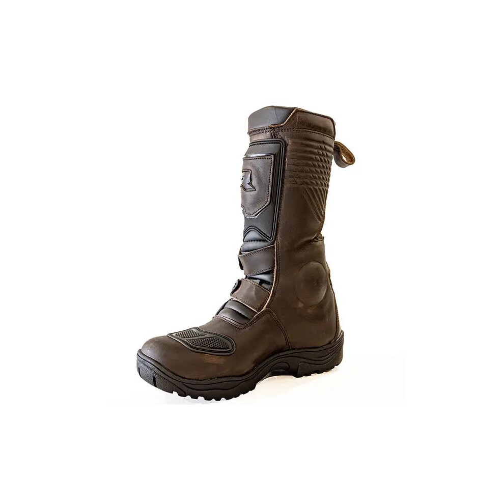Richa Colt Long Motorcycle Boots 47 Brown (UK 13) - image 4