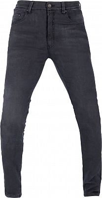 Black Richa Nathan motorcycle jeans for men, size 44, featuring a slim fit design and durable material suitable for riding.