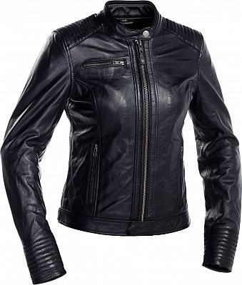 Richa Richa Scarlett Ladies Motorcycle Leather Jacket, Black, Size 38 for Women