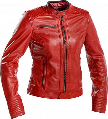 Richa Richa Scarlett Ladies Leather Motorcycle Jacket 12 Red