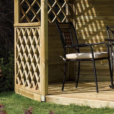 Rowlinson Sandringham Natural Gazebo 4 x 3m - image 4