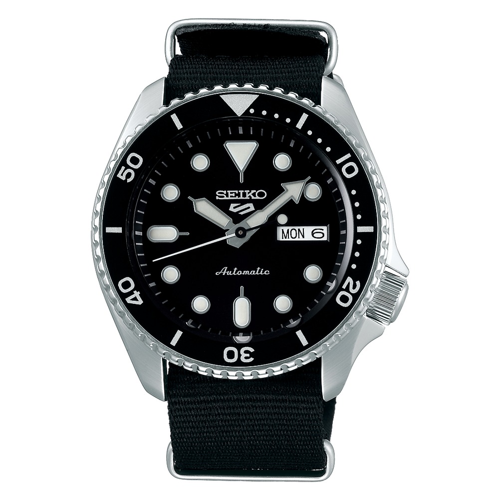 Seiko Refurbished Seiko 5 Sports Black Dial Automatic SRPD55K3 100M Men's Watch