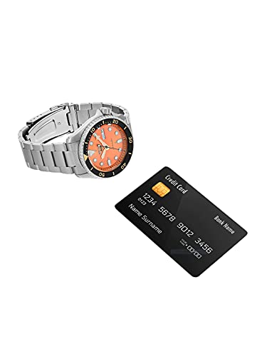 Seiko 5 Sports SRPD59K1 Automatic Orange Dial Stainless Steel Watch - image 2
