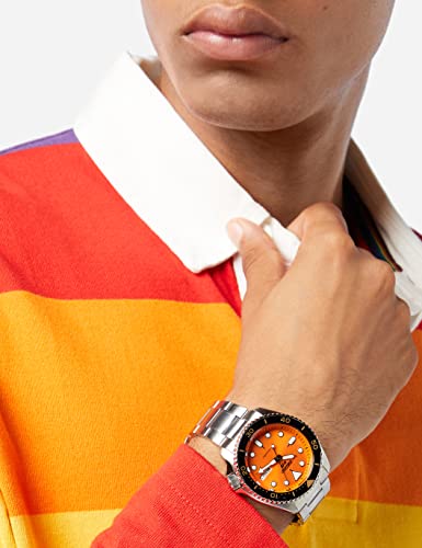 Seiko 5 Sports SRPD59K1 Automatic Orange Dial Stainless Steel Watch - image 4