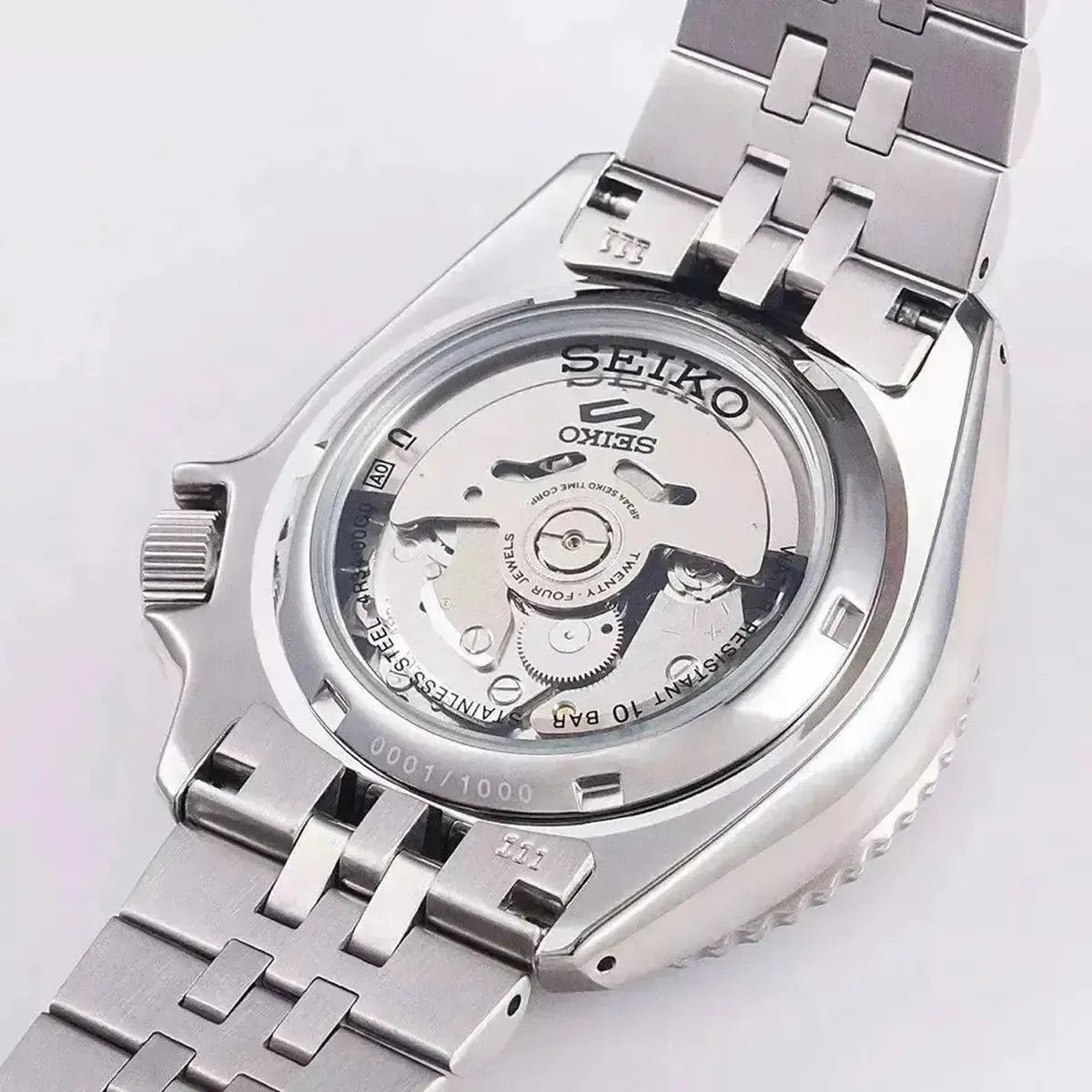 Seiko 5 Sports SSK029K1 GMT Limited Edition Ice Blue Dial Men's Watch - image 4