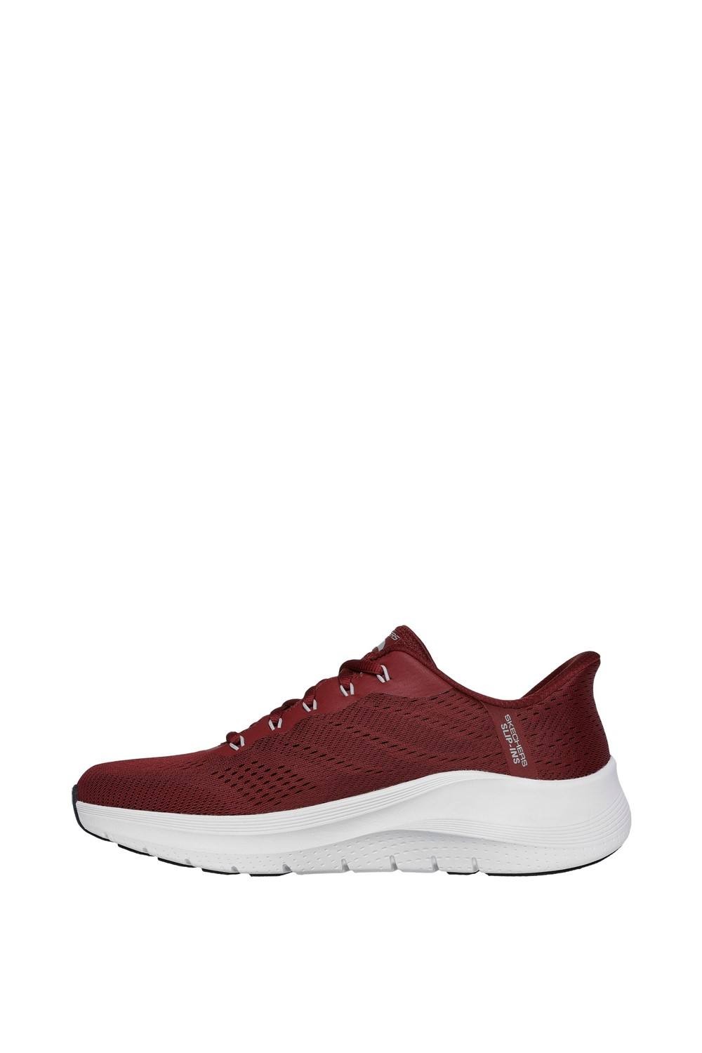 Skechers Arch Fit 2.0 Lestur Textile Men's Burgundy Trainers - image 4